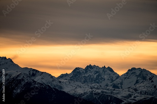 mountains in winter © skazar