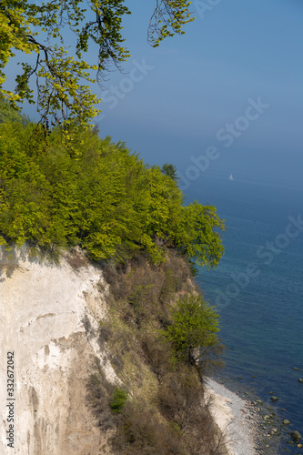 Chalk Cliffs on the Island of Ruegen, Mecklenburg-Vorpommern, Germany