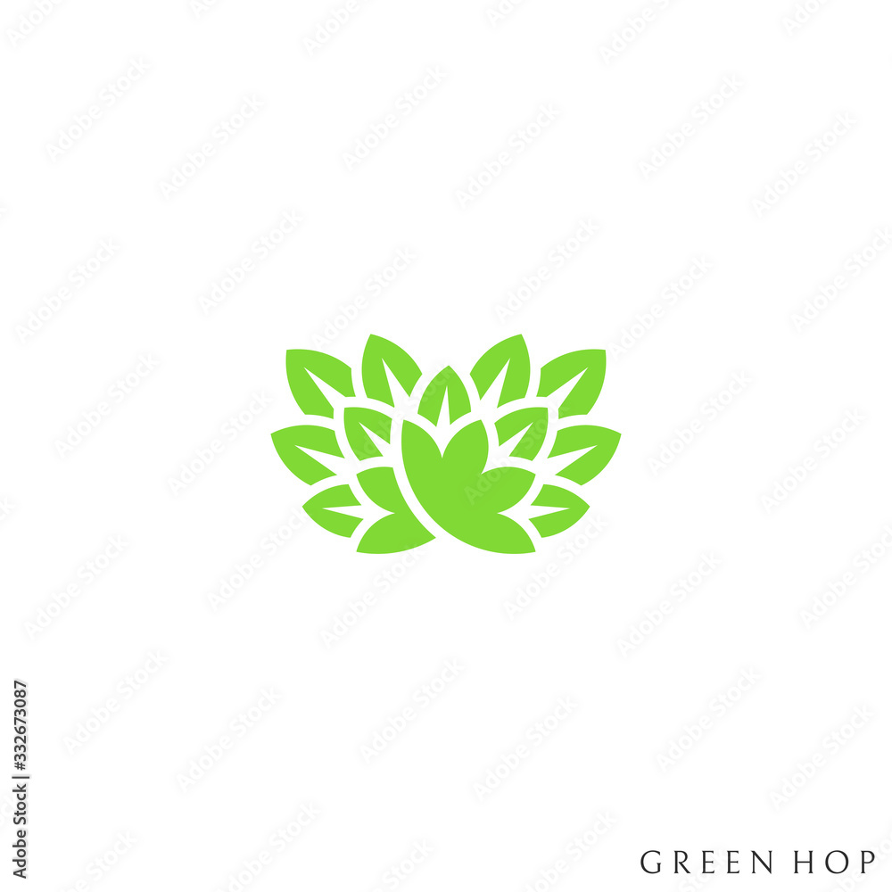 Hop. Vector illustration Hop. Vector illustration