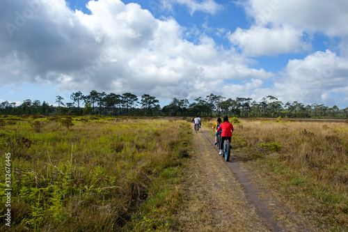 Cycling on Phu Kradueng