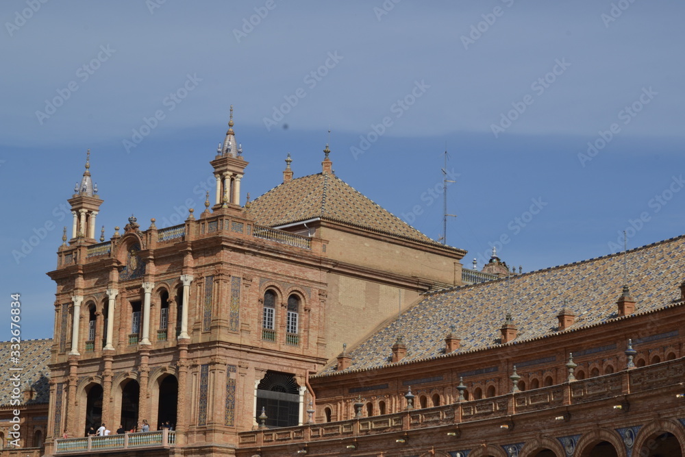 Obraz premium Plaza de España in Sevilla, Spanien 