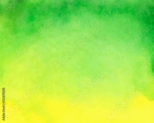 vector abstract bright green, yellow gradient watercolor background for your design greeting cards and invitations of wedding, birthday, Valentine s Day, mother s day and other seasonal holiday.