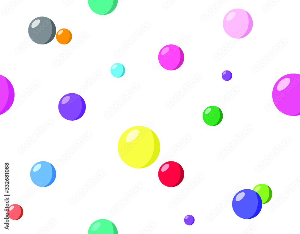 Seamless balloons pattern