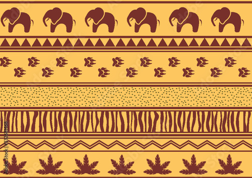 Seamless African, safari pattern