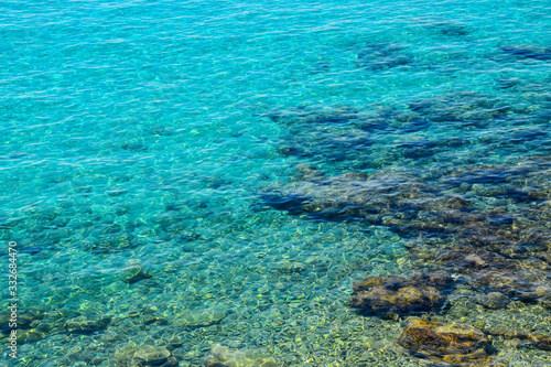 Crystal clear water on the Croatian Island