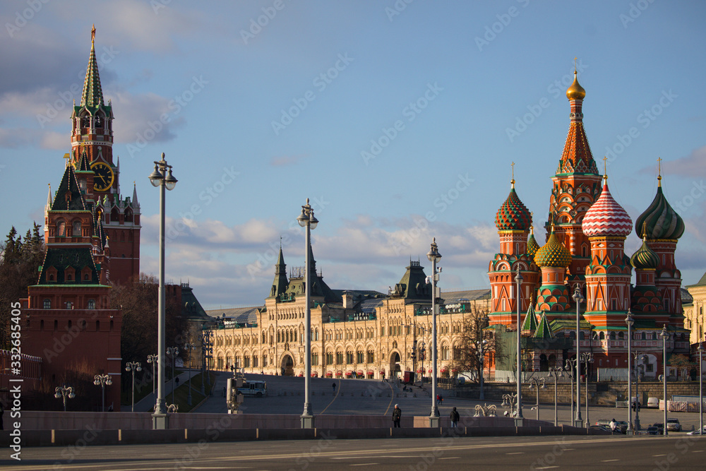 Moscow, Red square, St. Basil's Cathedral, tourism