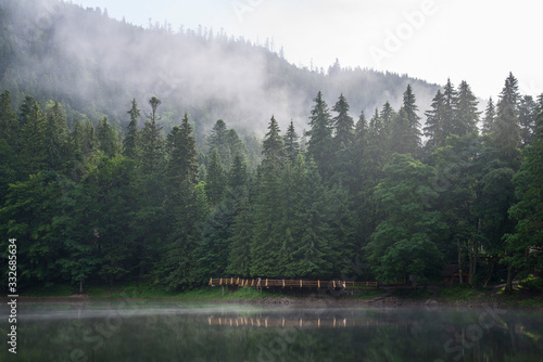 Synevyr mountain lake, Ukraine photo