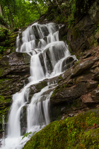 Fototapeta Naklejka Na Ścianę i Meble -  Beautiful waterfall Shypit in Western Ukraine, Europe
