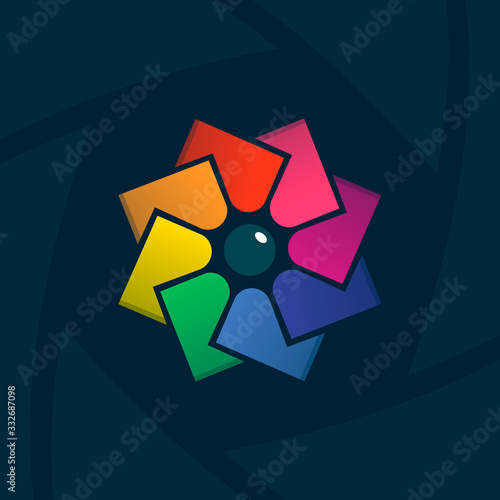 edit logo and icon vector Isolated image
