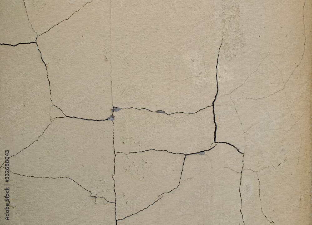 Obraz premium cracked stucco background.
