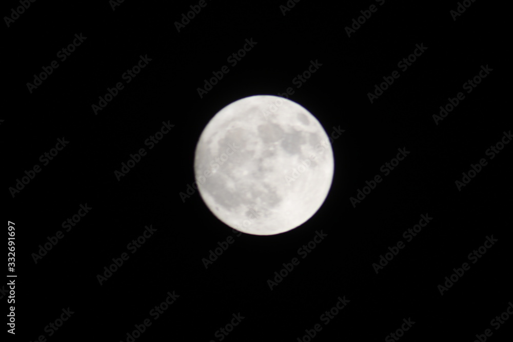 Moon Over Oklahoma on a Cool Autumn Evening Moon Over Oklahoma on a Cool Autumn Evening