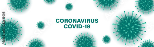 Coronavirus. Virus. COVID-2019. Outbreak coronavirus. Pandemic, medical, healthcare, infectious, virology, epidemiology concept. Corona virus 2019-nCoV. 3D background. Vector illustration.