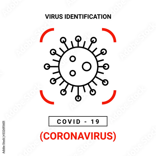 Corona virus banner template