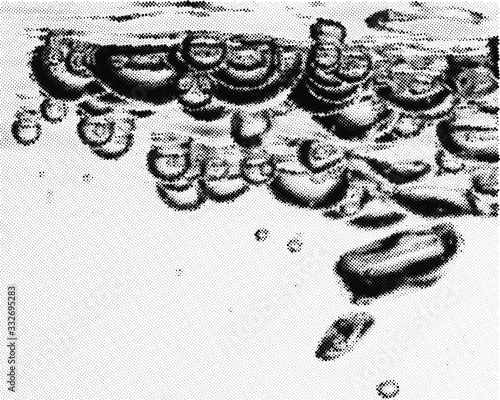 fresh water with underwater bubbles texture background
