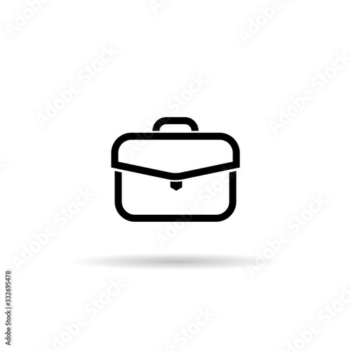 work bag icon. vector business concept line design. vector symbol