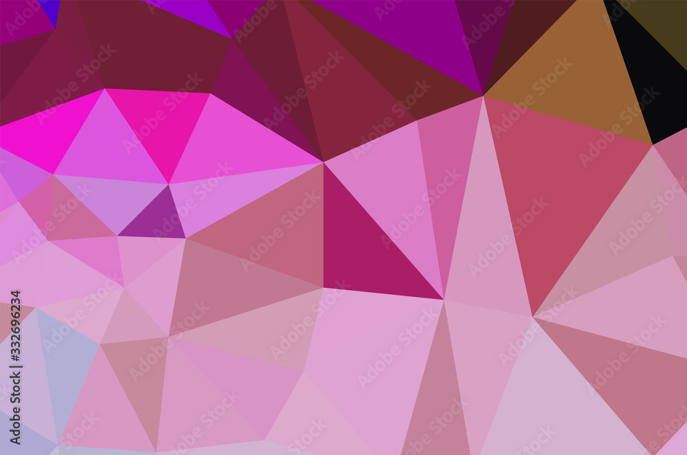 Obraz premium Colorful purple vivid polygonal triangular background pattern