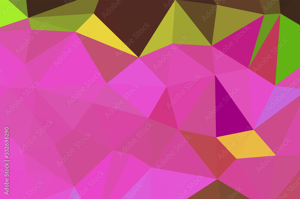 Obraz premium Colorful purple vivid polygonal triangular background pattern