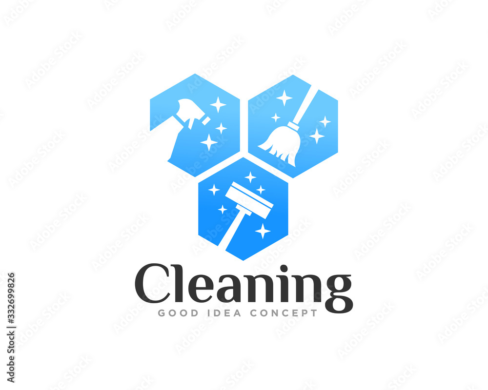 Cleaning Logo Icon Design Vector Cleaning Logo Icon Design Vector