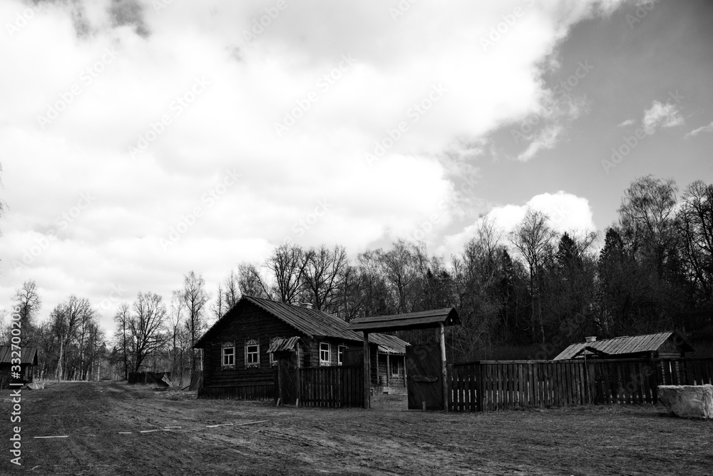An abandoned village in central Russia. An abandoned village in central Russia.
