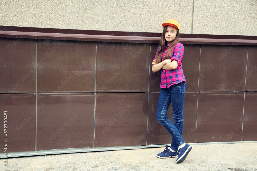 Beautiful teenage girl outdoors. youth lifestyle. portrait of adolescent in the city. Beautiful teenage girl outdoors. youth lifestyle. portrait of adolescent in the city.