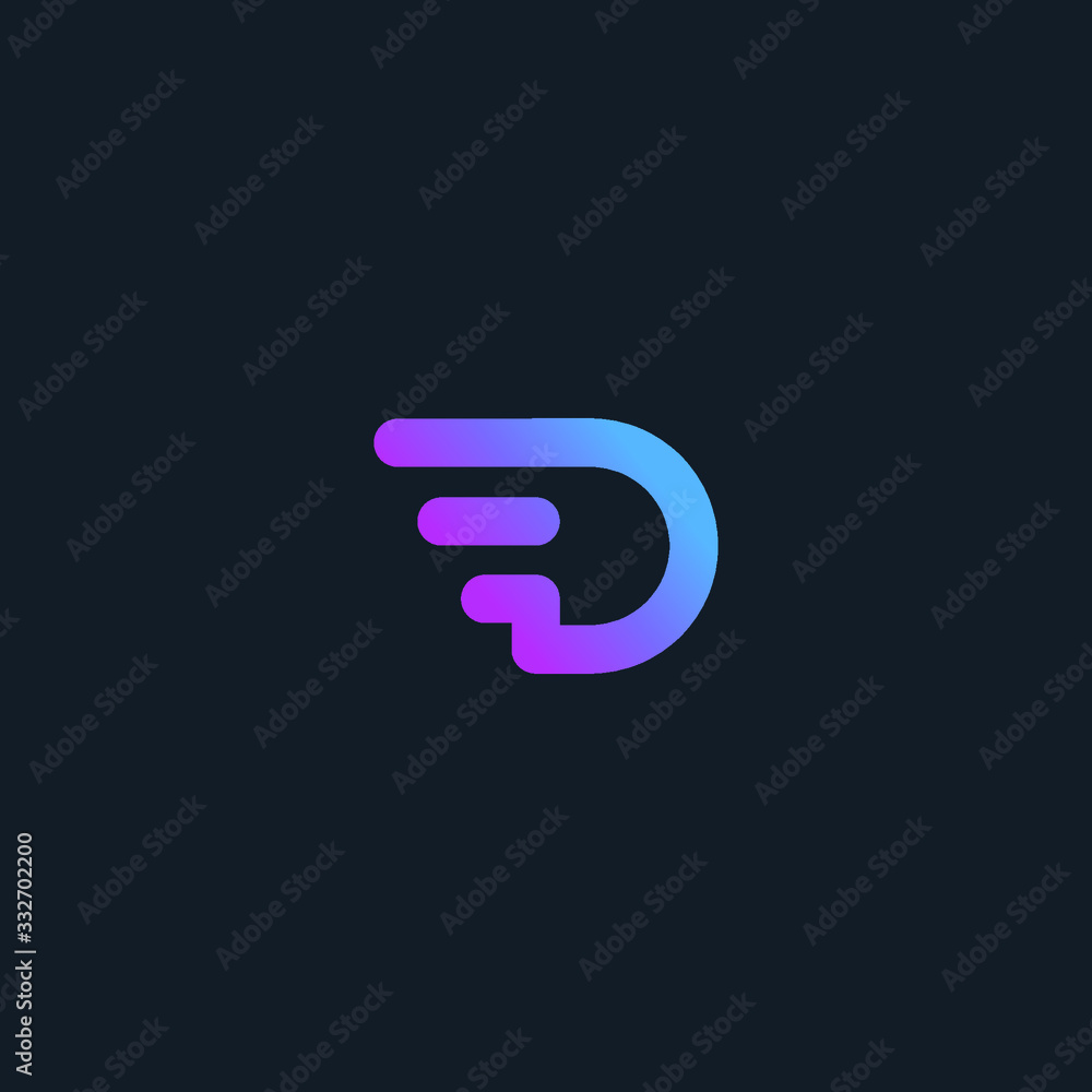 vector logo with the concept of the letter vector logo with the concept of the letter