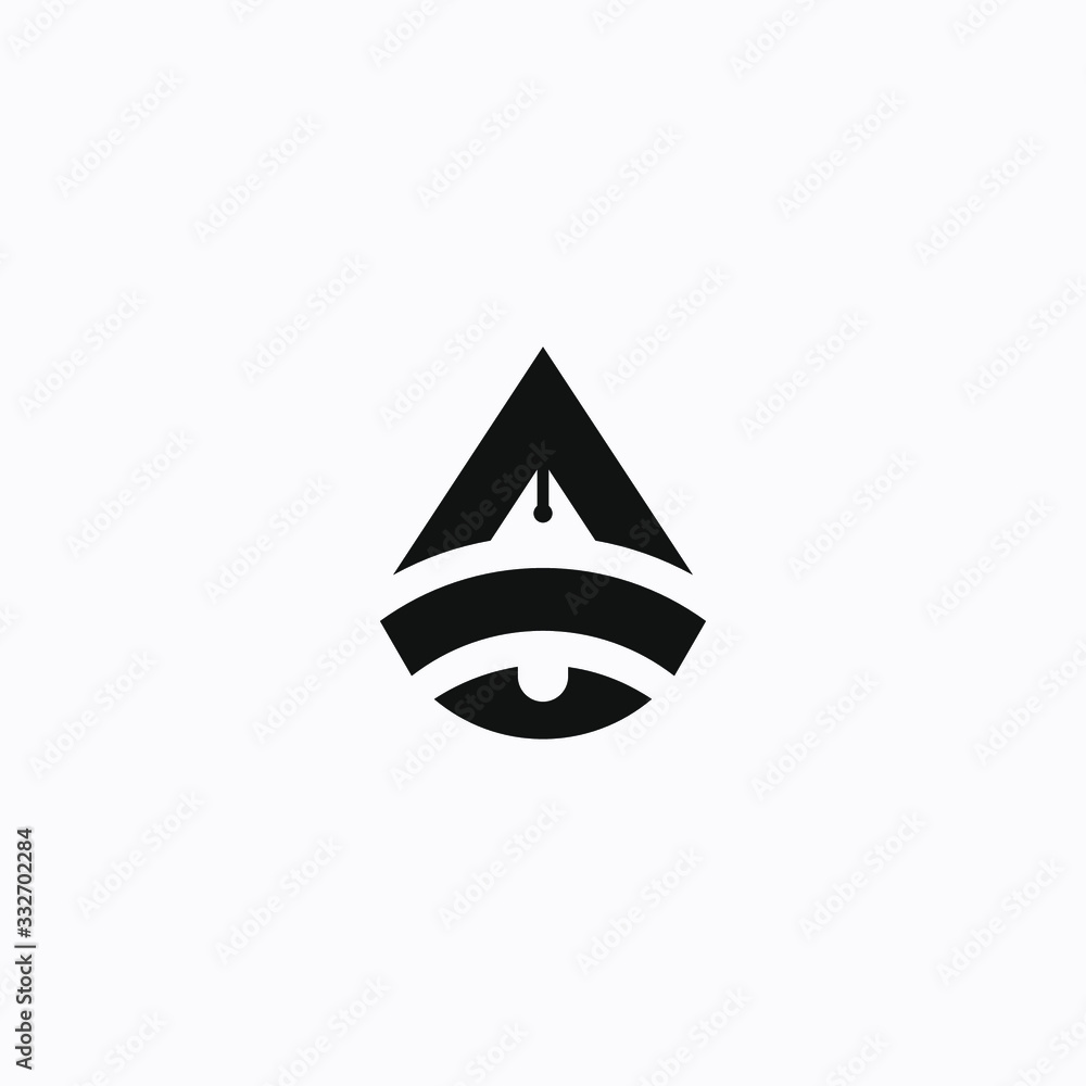 Fototapeta premium vector logo with a unique and interesting concept