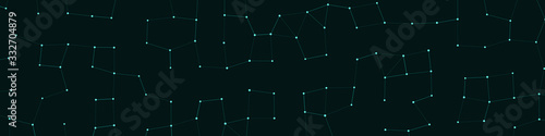 Network Mesh Procedural Art background illustration