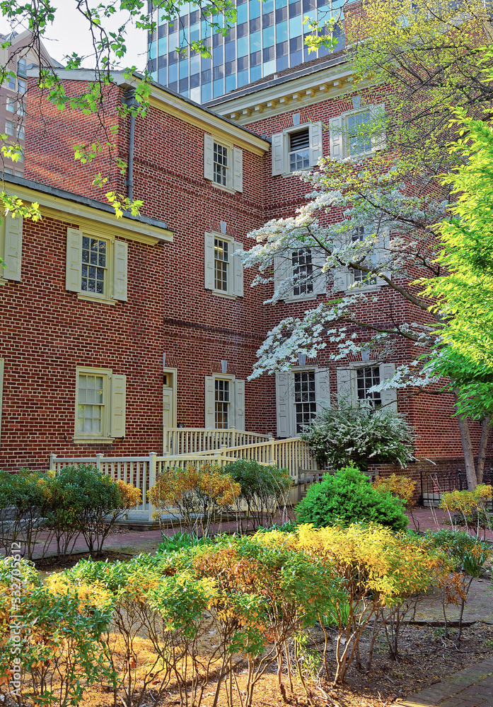 Pemberton House in Chestnut Street in Philadelphia