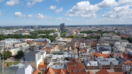aerial view of prague