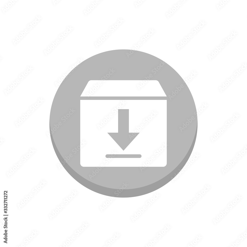 Downloading Vector Icon Colour Circle Icon Illustration. Downloading Vector Icon Colour Circle Icon Illustration.