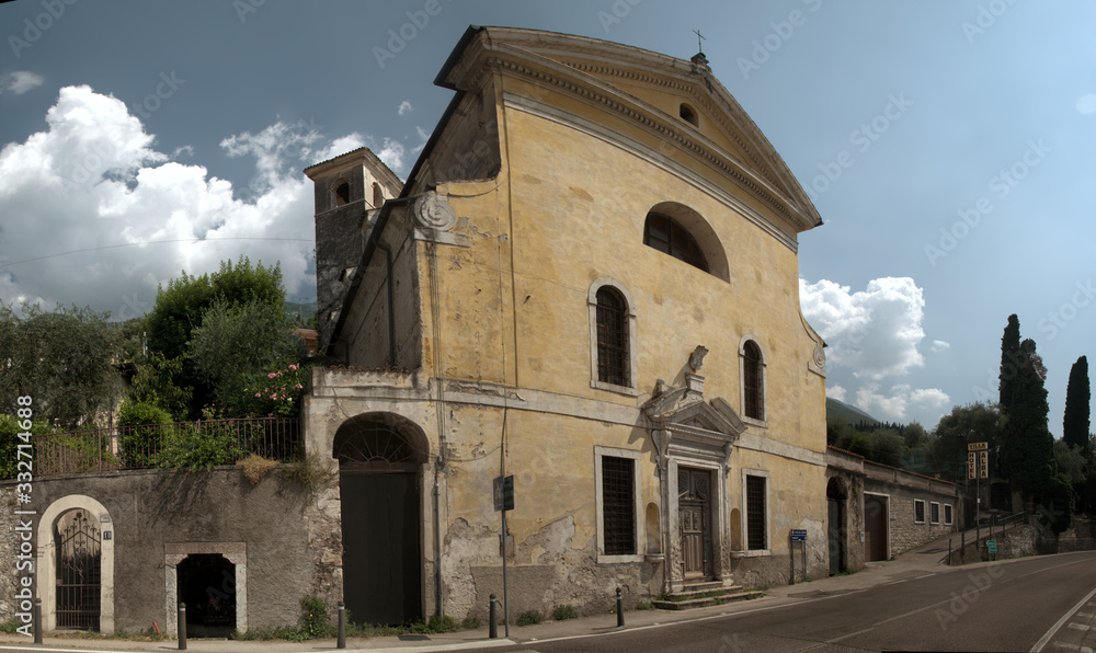 Chiesa della fontana Church in Malcesine, Lake Garda