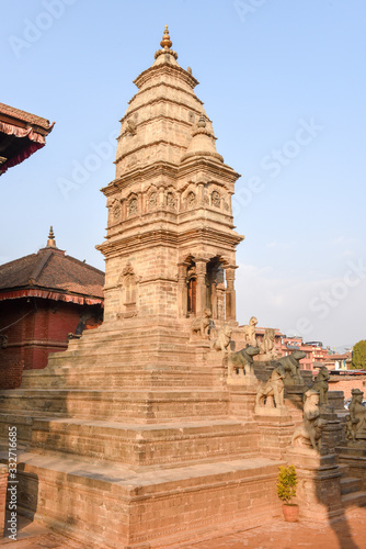 Temple of Durban square at Bhaktapur in Nepal