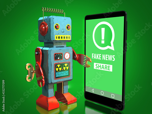 Robot Fake News photo