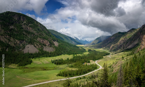 Summer landscape in the mountain Altai, Russia © 7ynp100