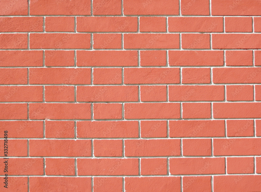 Obraz premium red brick wall background