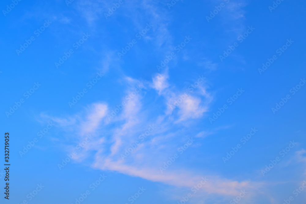 blue sky  with white clouds