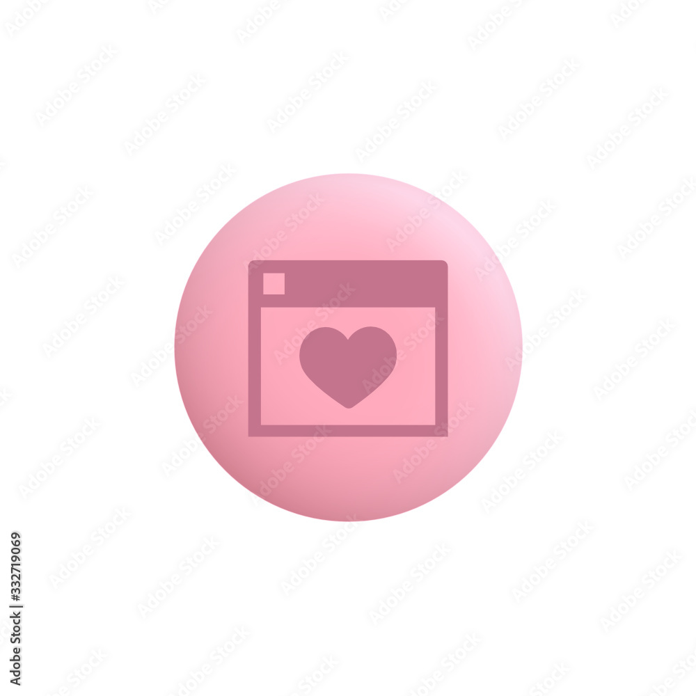 Favorite Page - Modern App Button Favorite Page - Modern App Button