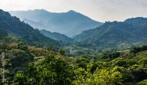 Mountain nature jungle of Colombia
