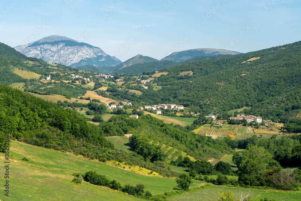Landscape near Monte Cucco, Marches, Italy