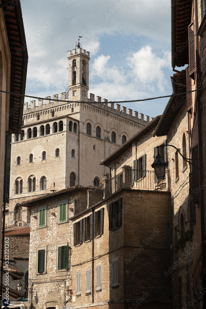Gubbio, historic city in Umbria, Italy