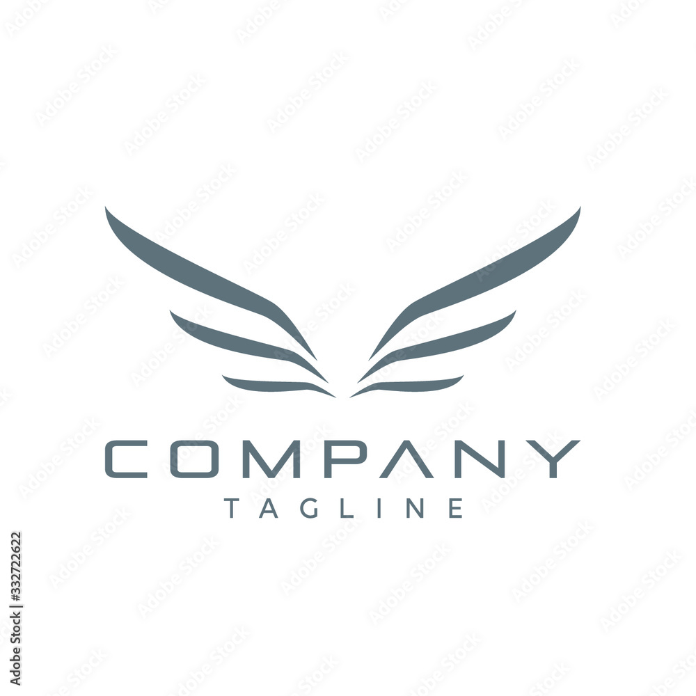 Fototapeta premium Wings Logo