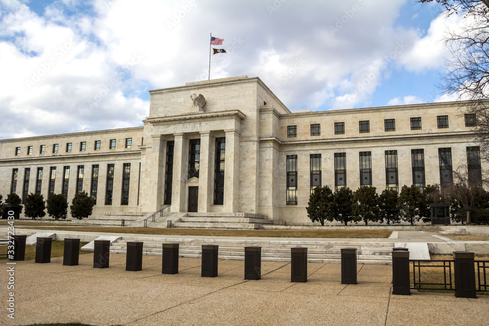 Naklejka premium Federal Reserve Building in Washington DC, United States, FED