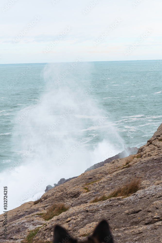 Fototapeta premium Ajo, Rompe Olas, Mar, Ocean