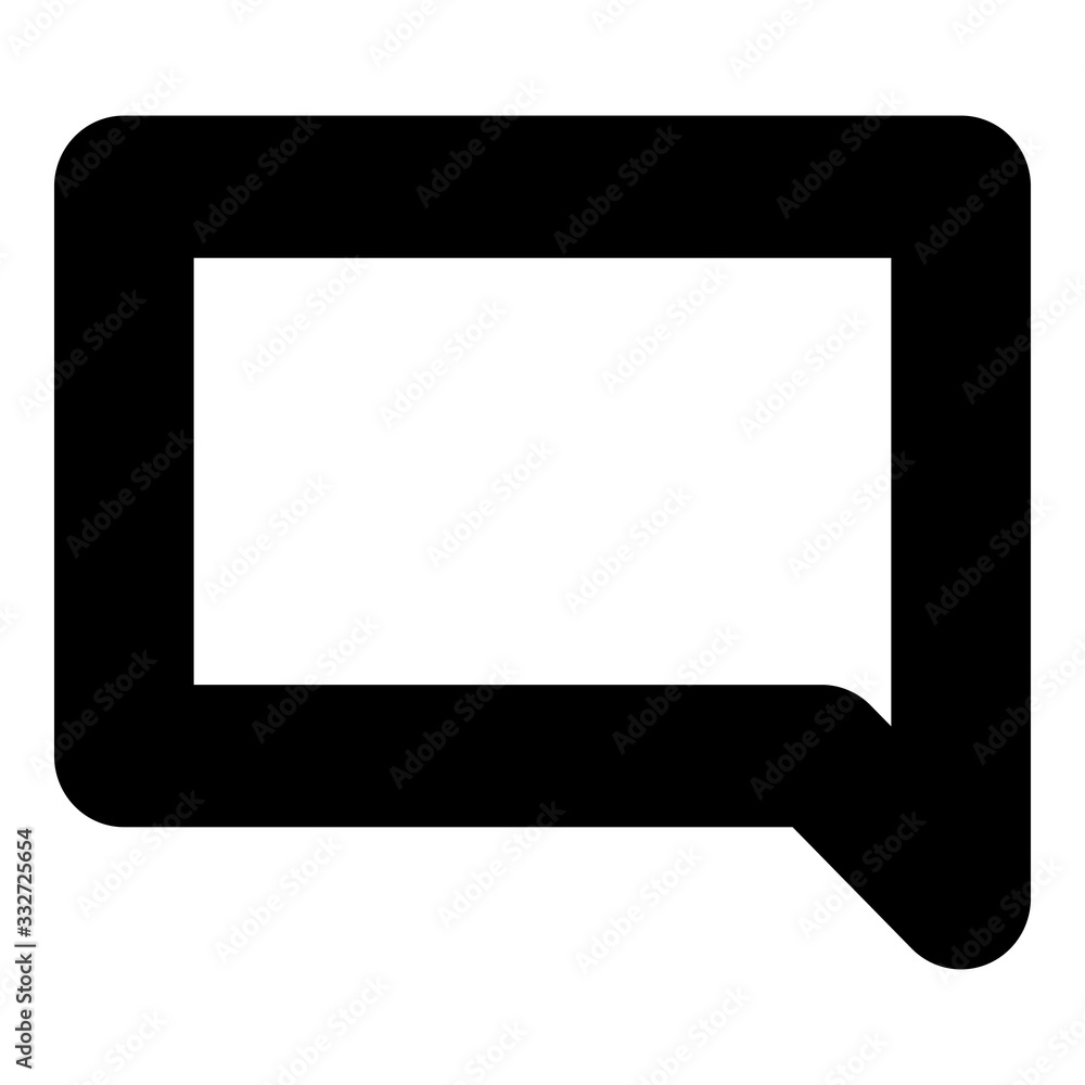 Unique comment icon, illustration, vector Unique comment icon, illustration, vector