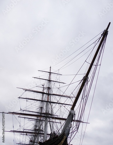 Mast of a ship , London photo