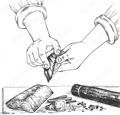 Japanese food preparation process