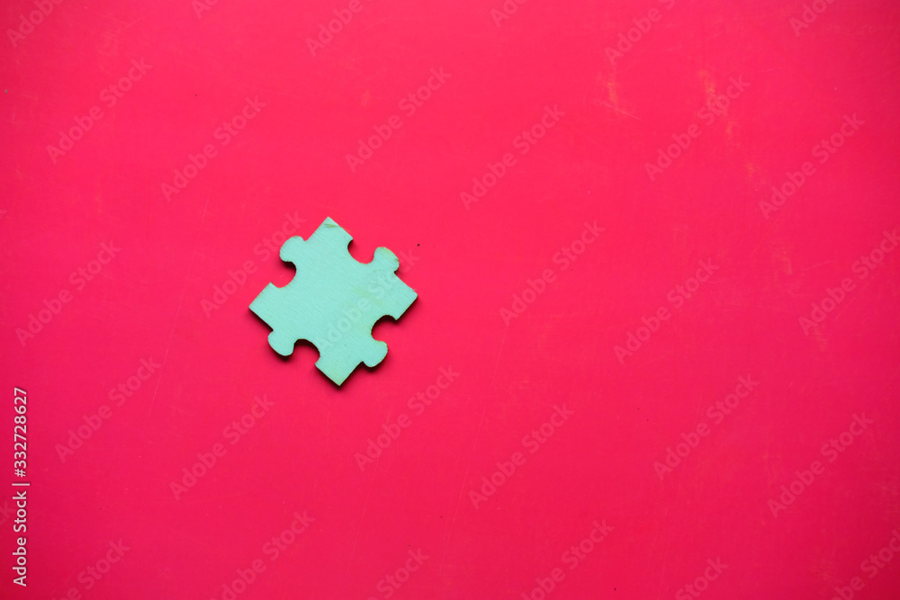 A pieces of jigsaw puzzle will be matching. Business concept. A pieces of jigsaw puzzle will be matching. Business concept.
