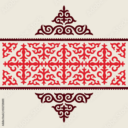 Traditional ornament of middle Asia