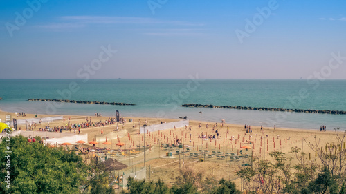 Fotografie Adriatic beach in springtime