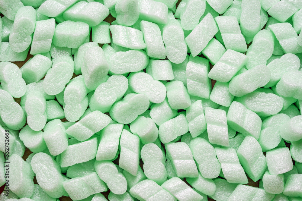 packing foam pellets styrofoam beans foto de Stock Adobe Stock